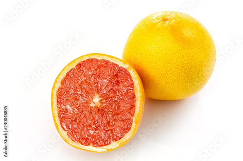 grapefruit isolated on white background