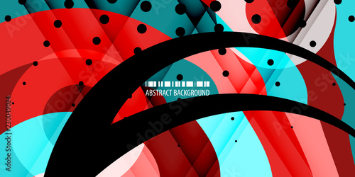 Geometric colorful abstract background