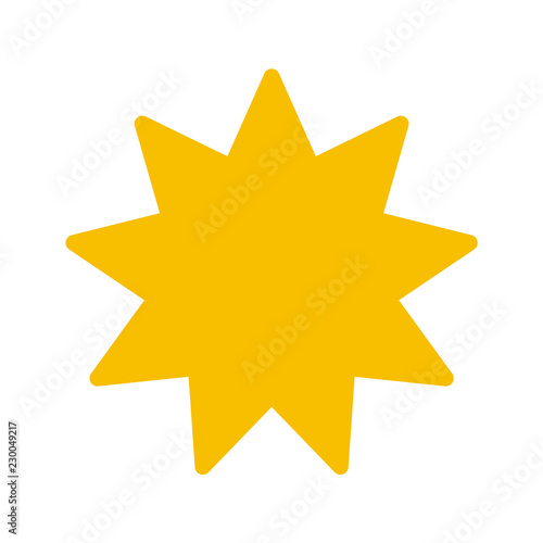 Star Icon. Vector Shape.