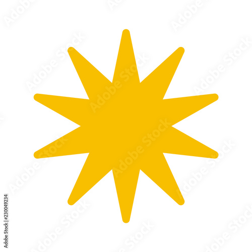 Star Icon. Vector Shape.