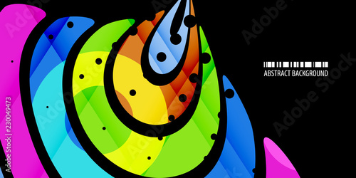 Geometric colorful abstract background