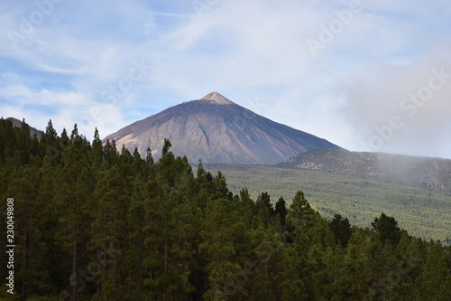 The big famous volcano Pico del Teide in Tenerife  Europe