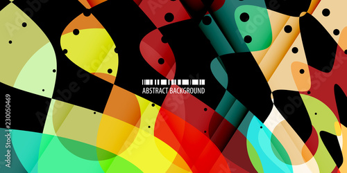 Geometric colorful abstract background