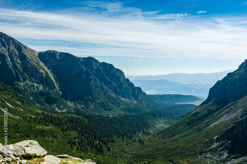 Valley Mieguszowiecka (Mengusovska dolina) - A typical U-shaped valley, now overgrown by forest and dwarf mountain pine.