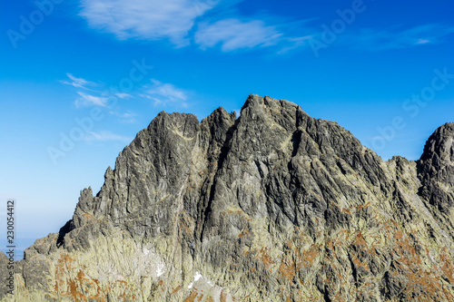 Ganek (Ganok) - Massif of an outstanding peak in the High Tatras in Slovakia.