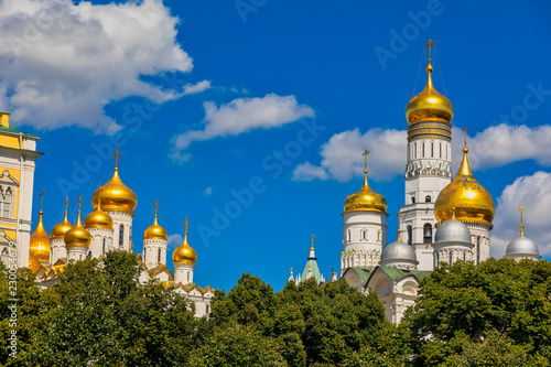Beautiful view of Moscow Kremlin, Russia
