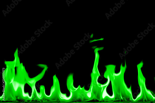 Abstract chemical green fir...