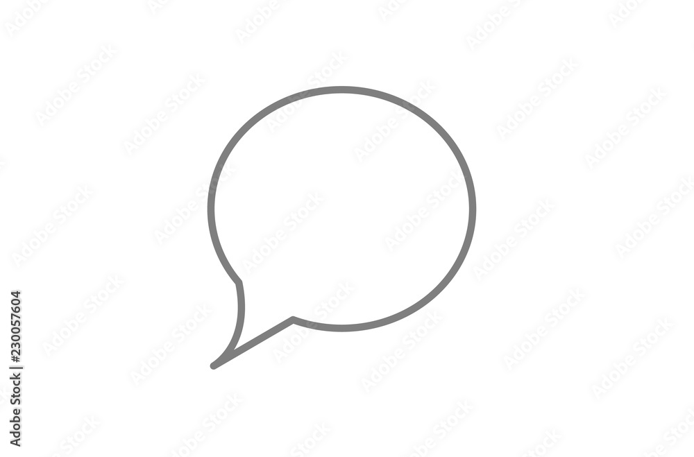 Vector of a simple comics talking speech bubble. Vector of a simple comics talking speech bubble.
