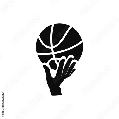 basketball icon vector illustration eps10