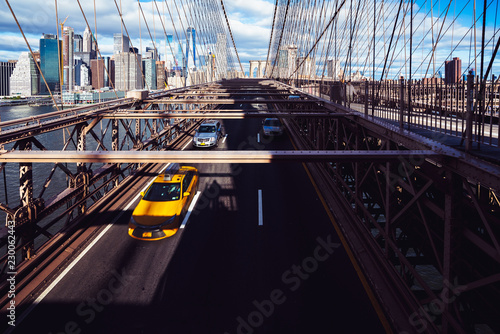 Brooklyn bridge in New York city, USA