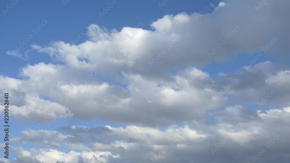 blue sky with clouds