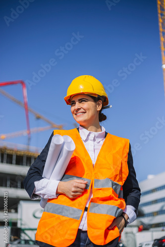 Young woman engineer