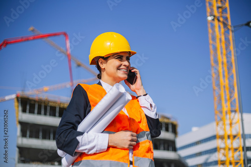 Young woman engineer