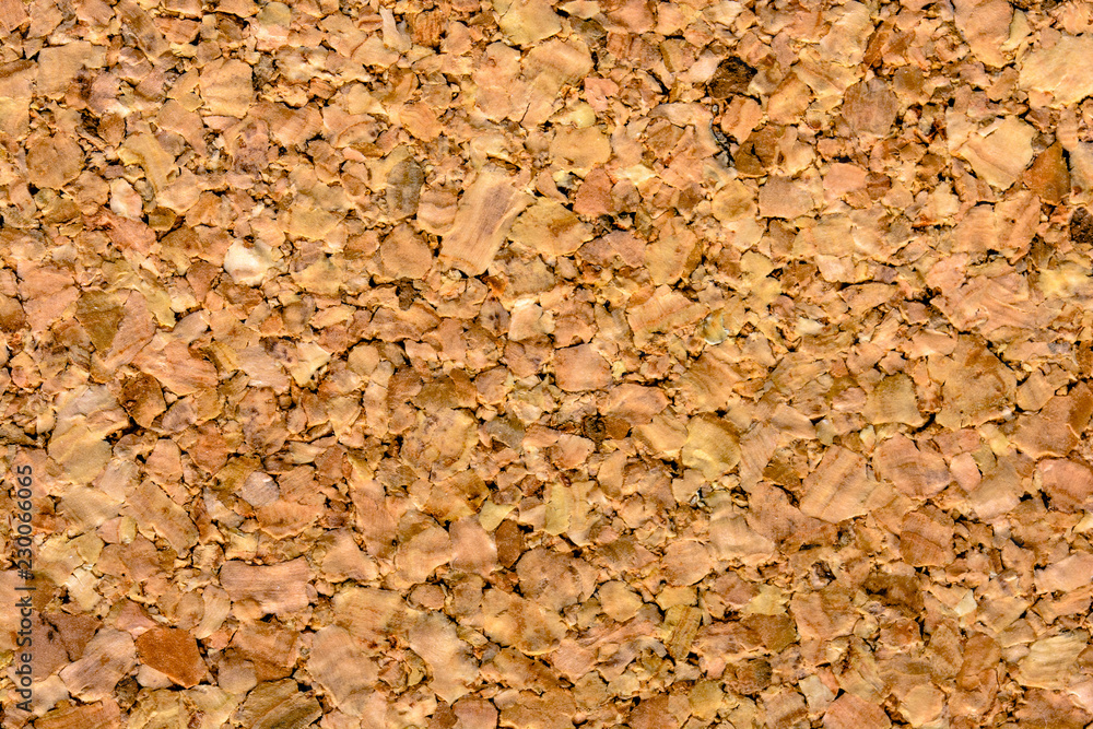 Brown texture of cork, background Brown texture of cork, background