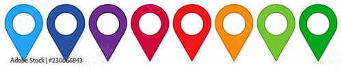 Position Symbol / Standort / GPS / Zeichen / Markierung
