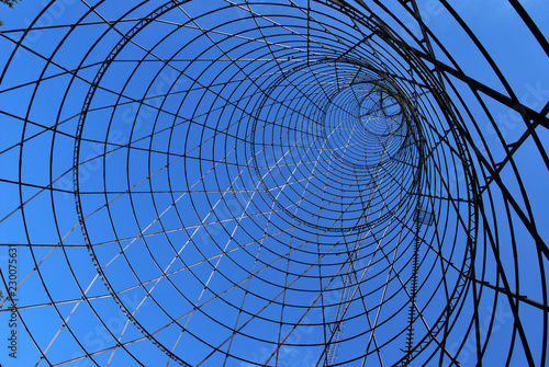 The Shukhov Tower on the Oka River, Nizhny Novgorod region, Russia