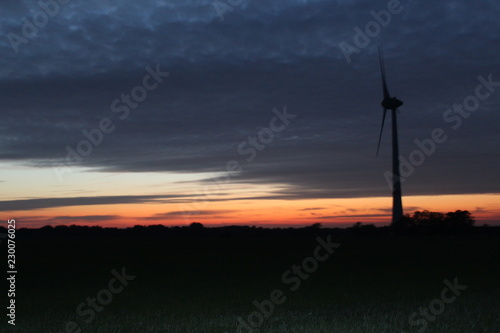 Sunset in East Friesland