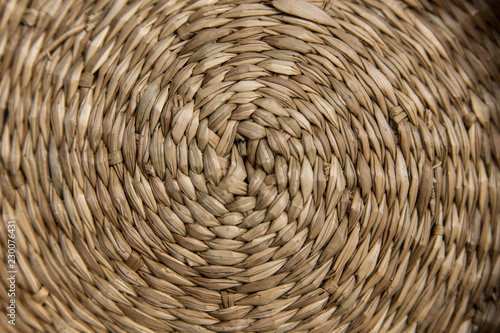 wicker tree circular texture