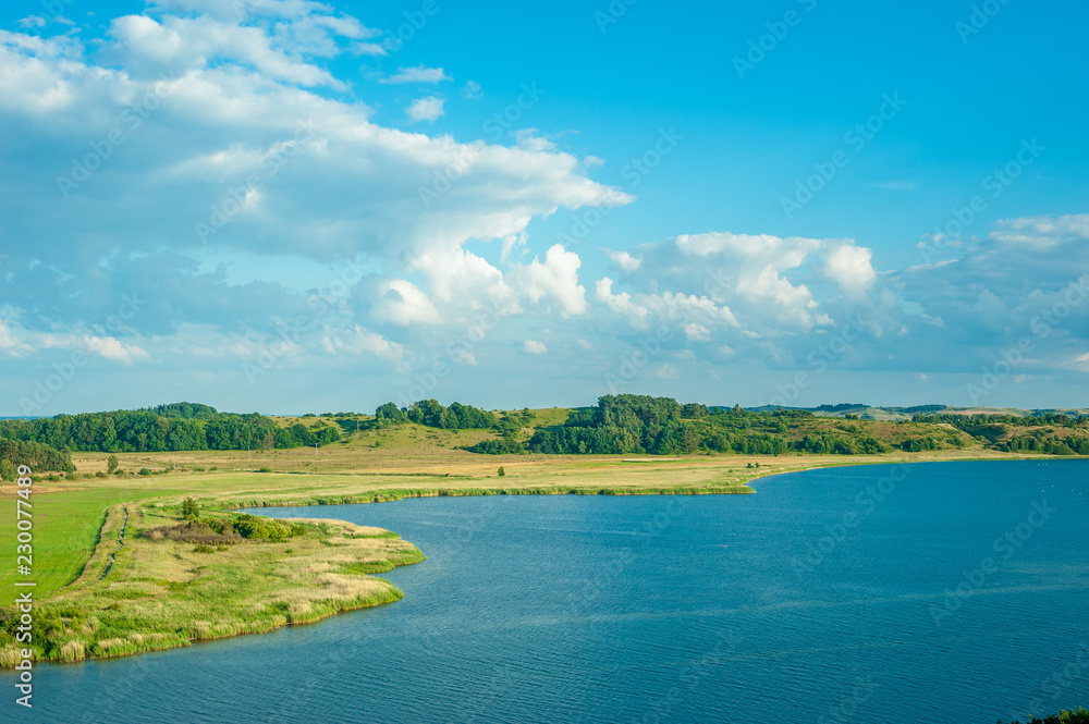 Landscape at the canal Baaber Bek in Baabe-Moritzdorf Landscape at the canal Baaber Bek in Baabe-Moritzdorf