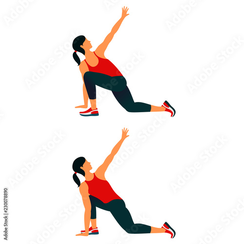 Fitness exercises for strong and beautiful body