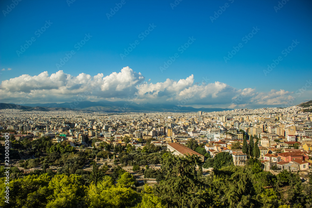 big south  capital city view and mountain dramatic horizon scenery landscape on background