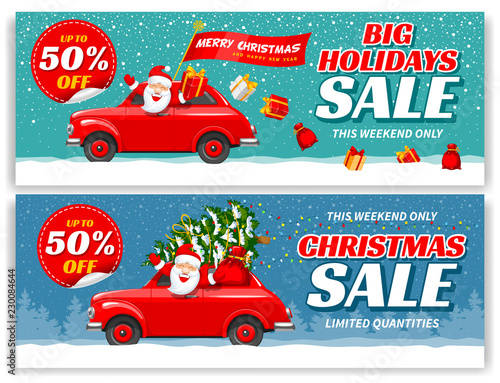Christmas Sale Banners Sat