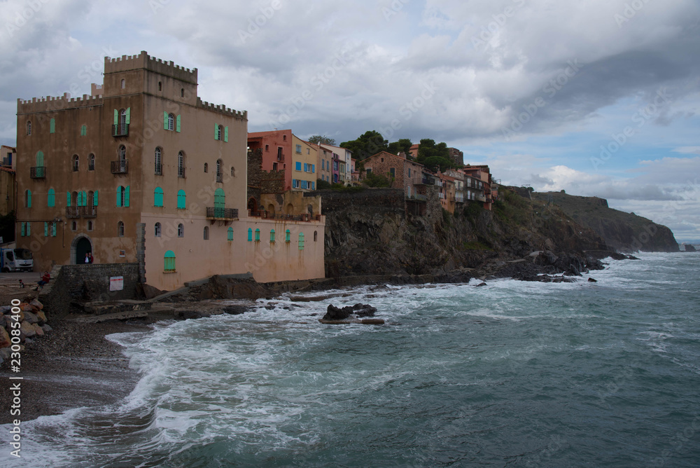 Küstenort Collioure  in den französischen Pyrenäen