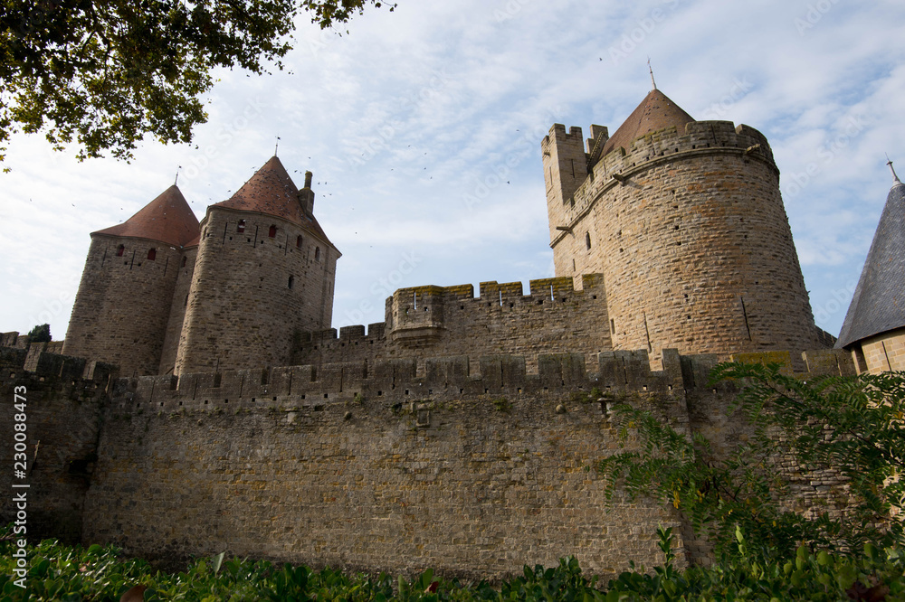 Festungsstadt Carcassonne in Frankreich