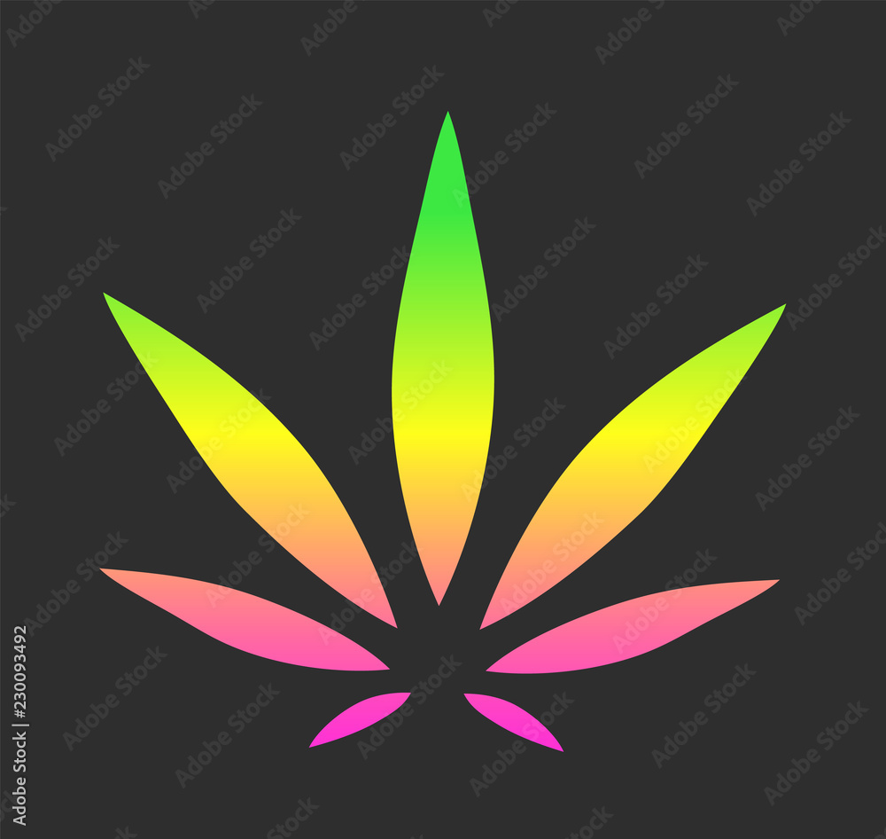Cannabis Sign. Vector Leaf. Cannabis Sign. Vector Leaf.