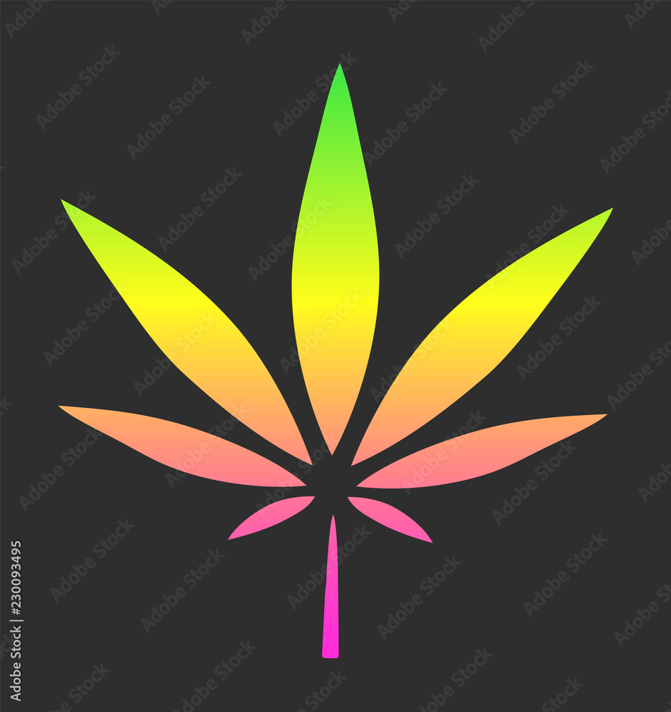 Cannabis Sign. Vector Leaf. Cannabis Sign. Vector Leaf.