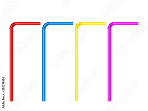 Drinking straw set