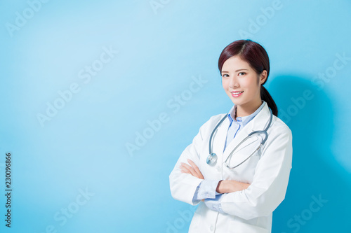 woman doctor smile to you