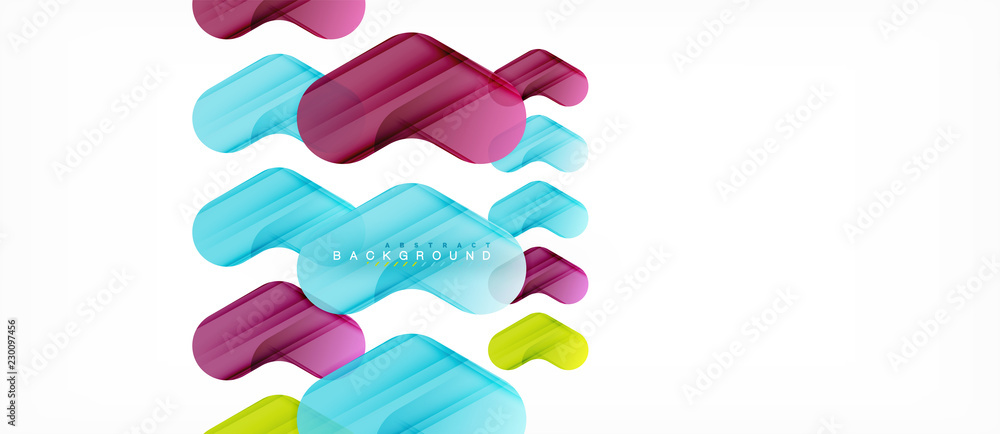 Obraz premium Shiny glossy arrows background