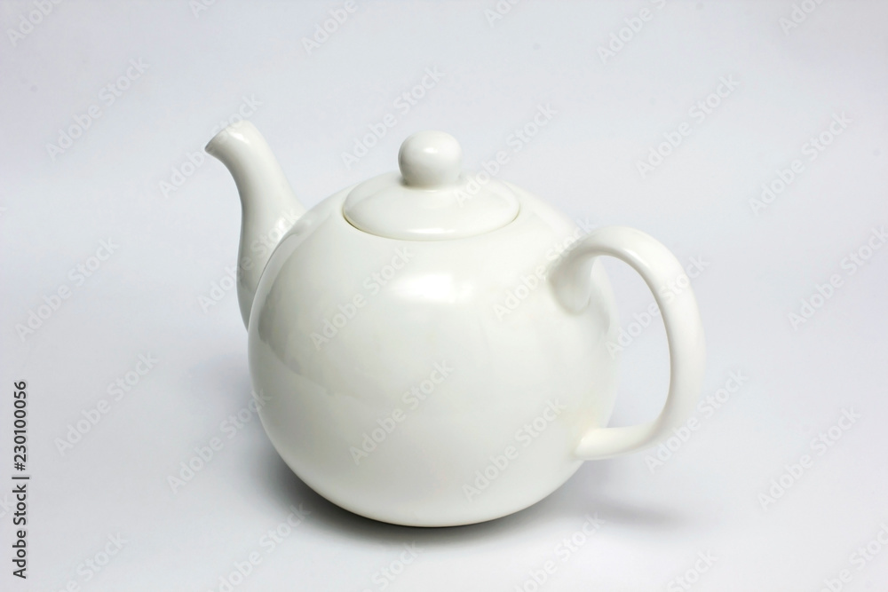 White teapot White teapot