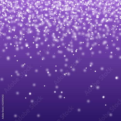 falling snowflakes very realistic background purple