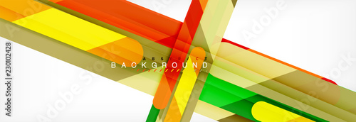 Abstract colorful lines, modern geometric background design