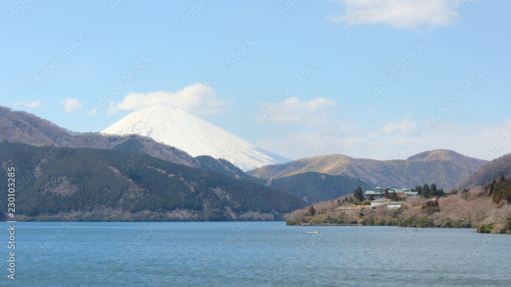 view of fuji from Hakone