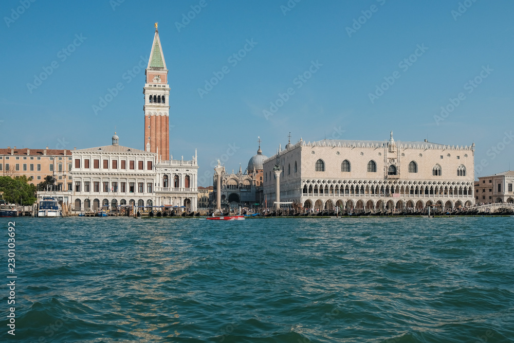 View of St Mark Square from the Grand Canal
