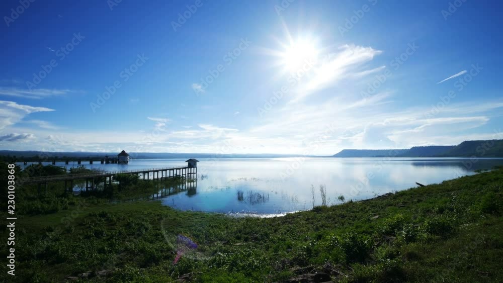custom made wallpaper toronto digitallandscape view of Lam Chae dam at Khonburi, Nakhon Ratchasima, Thailand