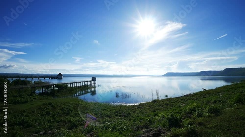 Wallpaper Mural landscape view of Lam Chae dam at Khonburi, Nakhon Ratchasima, Thailand Torontodigital.ca