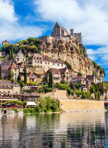 Canvastavla Château de Beynac, Frankreich