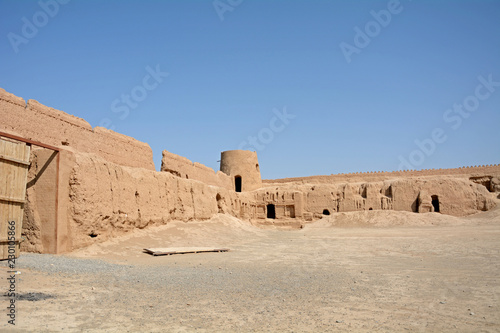 Mud fort, Nushabad, Iran