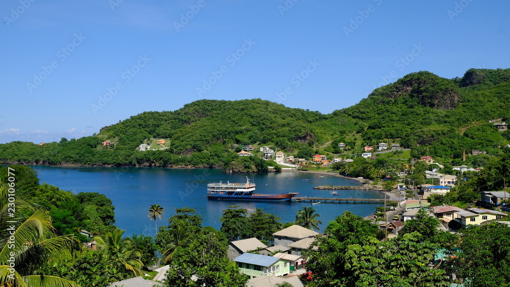 Layou village, St. Vincent & Grenadines