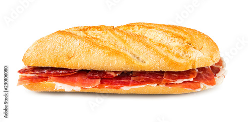 Bocadillo de jamón serrano