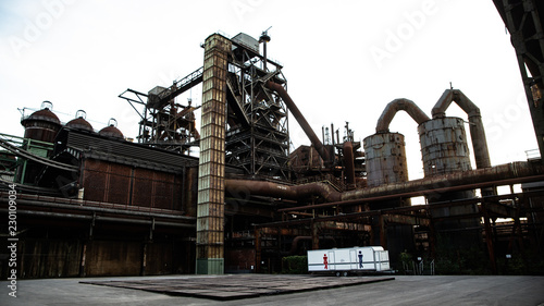 landscape park Duisburg North Ruhrgebiet industrial culture Germany