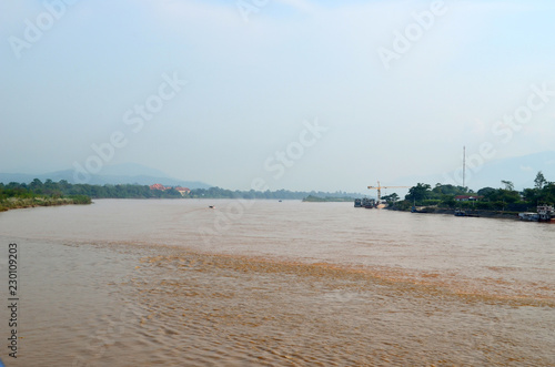 fleuve triangle d'or thailande photo