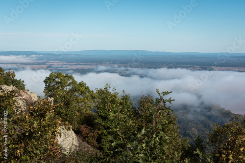 Morning Clouds Over Valley Seen from Above © Lucy