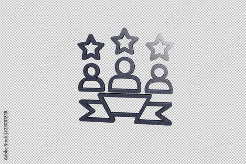 Illustration of Competence on transparent background
