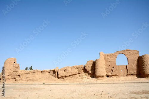Mud fort  Nushabad  Iran