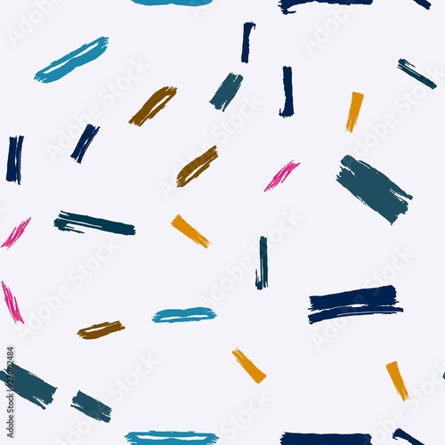 Many different brushstrokes seamless tile for wrapping paper